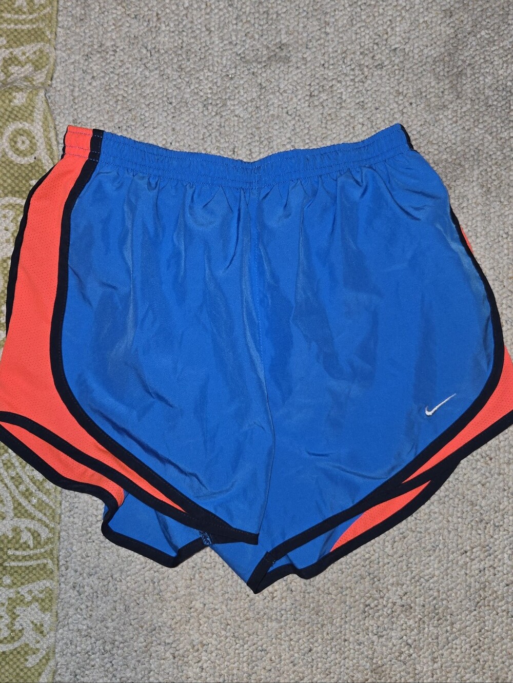 Nike Women’s Bright Blue and Coral Athletic Shorts